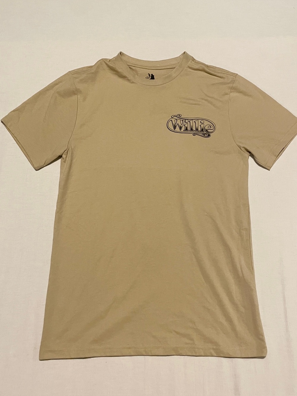 Zion Rootswear Willie Nelson Graphic T-Shirt Tan Small